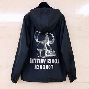  редкость! новый товар!Louis Vuitton Louis Vuitton 18FW Vivienne Jacket Shibuya pop up магазин ограничение Size 48