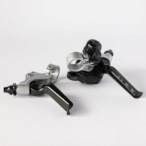 brompton ブロンプトン 純正 ブレーキレバー 左右 & 内装3速用シフター ベル付【美品】M3L 外しパーツ 一式