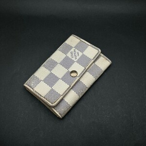 キーケース ルイヴィトン LOUIS VUITTON　ダミエアズール　６連　メモ１０