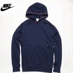 新品◆NIKE F.C. スウェットパーカ 紺 Mサイズ◆ナイキ スウェットフーディ バックポケット プルオーバーパーカー