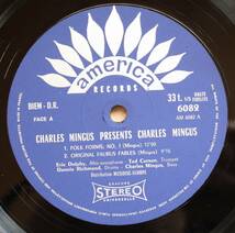【仏盤】チャーリー・ミンガス Charles Mingus- Mingus Presents Mingus_画像3