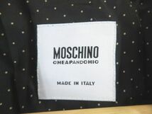 0111b40◆美品です◆MOSCHINO CHEAPANDCHIC モスキーノ スカートスーツ 上下 38/ジャケット/ブレザー/スーツ/シャツ/ブラウス/レディース_画像10