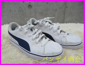 1301b29◆美品です◆PUMA プーマ レザースニーカー 27㎝/シューズ/スポーツ/ジャージ/靴/男性/メンズ