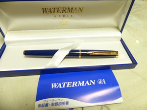 ウォーターマン万年筆　ペン先サイズ　F　ケース付き　未使用