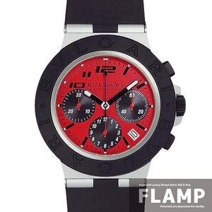 BVLGARI BVLGARY aluminium Ducati BB40ATCH self-winding watch 1000ps.@ limitation red men's wristwatch [ used ]