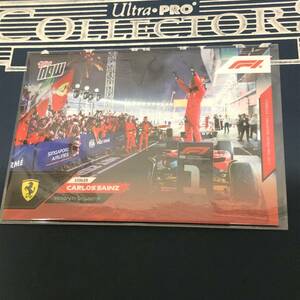 2023 F1 Topps Now　 Carlos Sainz Ferrari Victory in Singapore カード ②