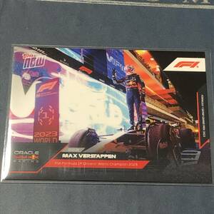 2023 F1 Topps Now formula 1 Max Verstappen Red Bull FIA Formula 1 Driver's World Champion 2023 カード　