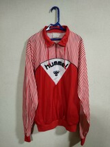 ヒュンメル　プルオーバー　ジャケット　デンマーク代表風　hummel サッカー　ストリート　アノラックパーカー　90s_画像1