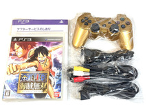 【未使用☆デッドストック】SONY ソニー PS3 PlayStation3 CEJH-10020 プレイステーション プレステ ワンピース海賊無双 GOLD EDITION_画像4