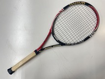 期間限定セール ウィルソン wilson 【並品】硬式テニスラケット G1 ブラック レッド BLX SIX.ONE 95_画像2