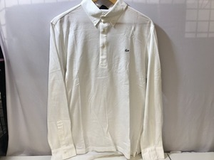 期間限定セール ラコステ LACOSTE 【良品】長袖ボタンダウンビズポロシャツ KH030C