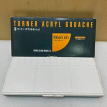 YK7870 ターナー アクリルガッシュ prime set アクリル 絵の具 TURNER ACRYL GOUACHE 筆付　現状品　_画像1