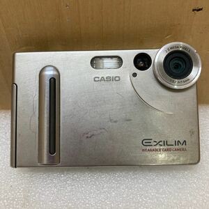 YK7921 CASIO EXILIM WEARABLE CARD CAMERA 型番不明　デジタルカメラ 未チェックジャンク