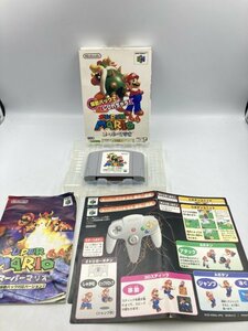 【中古品】ニンテンドー64 ゲームソフト「スーパーマリオ64」 振動パック対応版/任天堂 箱 説明書付き　GA1-LP-11HA072