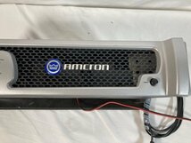 【中古品】Amcron XLS1000 アムクロン パワーアンプ　音響機器 動作確認済み 台座付き　1FA3-Ｔ120-11HA038_画像3