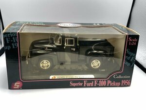 【中古未開封】ミニカー 1:24スケール FORD F-100 PICK UP 1956 フォード ピックアップ 丸目 トラック 車の全長約18ｃｍ HO3-Ｔ60-11HA038