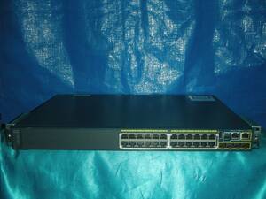 ☆Cisco Catalyst2960-S PoE+ [WS-C2960S-24PS-L V04]！(#F0-616)「120サイズ」☆