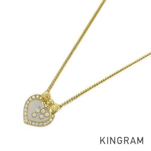  Chopard necklace K18YG diamond fah[ used ]