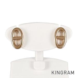  Hermes earrings K18PG ftj[ used ]