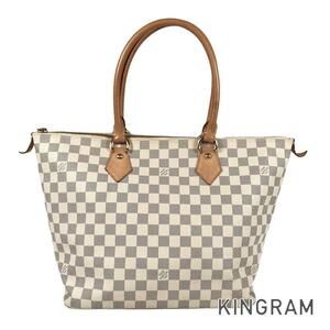 Louis * Vuitton Damier azur sareyaMM N51185 tote bag iz[ used ]