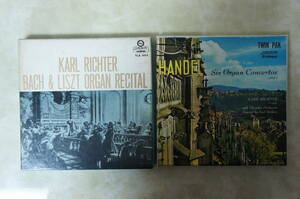 ★KARL RICHTER BACH＆LIST ORGAN RECITAL/HANDEL Six Organ Concertos 2巻Set★