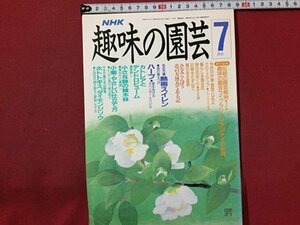 ｓ◆　平成2年　NHK 趣味の園芸 7月号　熱帯スイレン 他　日本放送出版局　書籍のみ　書籍　雑誌　/M99