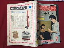 ｍ◆　旺文社　大学受験ラジオ講座テキスト　1961.2　入試直前予想問題講座　昭和36年　　難あり　/I104_画像2