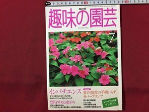 ｓ◆　平成11年　NHK 趣味の園芸 7月号　インパチエンス 他　日本放送出版局　書籍のみ　書籍　雑誌　/M99