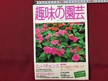 ｓ◆　平成11年　NHK 趣味の園芸 7月号　インパチエンス 他　日本放送出版局　書籍のみ　書籍　雑誌　/M99_画像1