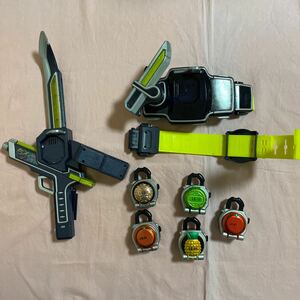 ジャンク品 破損 仮面ライダー鎧武 DX戦極ドライバー DX無双セイバー ロックシード まとめ 一部起動せず 説明必読