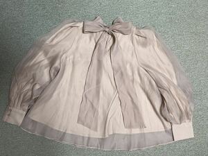 INGNI! wing! back ribbon blouse M