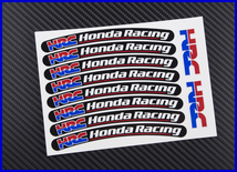 HRC ホイールリムステッカー HONDA Racing S096_画像4