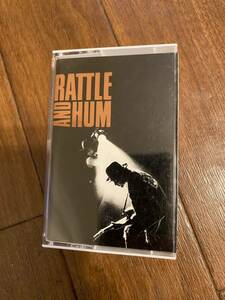 U2 RATTLE AND HUM 魂の叫び カセットテープ ライナーノーツ付属 1998 ポリスター POLYSTAR Bono The Edge Adam Clayton LARRY MULLEN Jr.