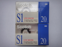 3MカセットテープS1 20分ノーマル・ポジション ２個セット【未開封】_画像1