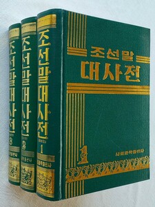 ★新品同様★ 社会科学出版社 朝鮮語大辞典 増補版 全3巻 2006−07年 おまけ付