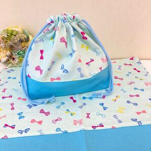 GWセール 給食袋☆ ランチョンマット☆2点セット☆ランチョンマット #33