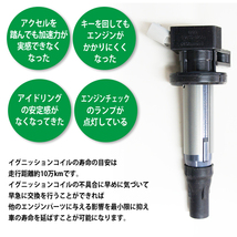 ダイハツ ムーヴ LA100S イグニッションコイル 3本 19500-B2050/19500-B2051 点火 Pec14-3S_画像2