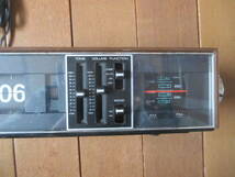  昭和レトロ TOSHIBA 東芝 RC-807F AM/FM パタパタ時計_画像7