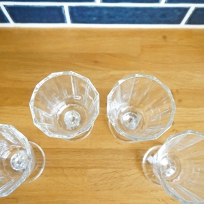 【新品 未使用】足付きデザートグラス デザートカップ  パフェグラス 4個セットの画像6