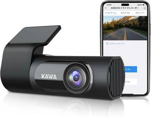 KAWA ドライブレコーダー 2K 1440P 400万画素 暗視機能を強い 音声制御 前車起動注意音声メッセージ スマートフォンWI-FI対応 駐車監視 