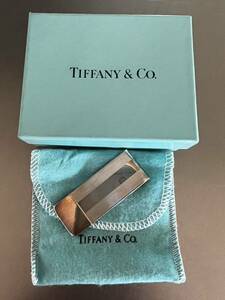 ☆TIFFANY&CO. 925 STERLING刻印　ティファニーマネークリップ　箱、保存袋付き