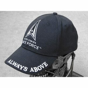 ＜U.S.AIR FORCE（空軍省）オフィシャル＞米宇宙軍（U.S.SPACE FORCE）キャップ・未使用品（長期保管品）・即決／米軍,ベースボール,帽子