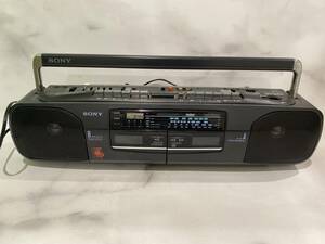 レトロ家電　ラジカセ　SONY　CFS-W404　ジャンク