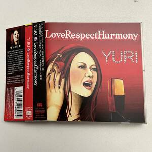 帯付きです◆YURI「Love Respect Harmony」トータス松本 AI 久保田利伸 JUJU　MINMI ドリカム チャカ・カーン MIHIRO◆