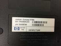 hp　ジャンク品　Compaq6730b　GW687AV_画像6