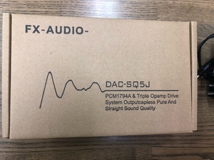 FX-AUDIO- DAC-SQ5J Burr-Brown PCM1794A搭載 ハイレゾDAC USB 光 オプティカル 同軸 デジタル 