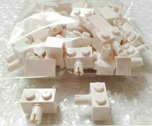 50個　白　ピン　LEGO　レゴ　未組み立て　未使用　パーツ　部品