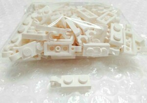 100個　1×2　白　ホワイト　LEGO　レゴ　未組み立て　未使用　パーツ　部品