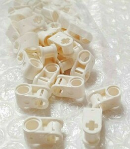 40個　白　テクニック　LEGO　レゴ　未組み立て　未使用　パーツ　部品　ホワイト