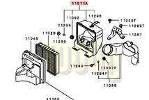 【三菱純正新品】MITSUBISHI 未使用品 ★超希少品★ CP9A ランエボ5 ランエボ6 エアクリーナーBOX 1998/10-2000/9 エボリューション_画像4